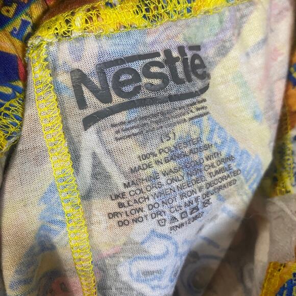 Fun Down Under Mens NESTLE Movie Candy Boxes Lounge Shorts Sz S Novelty Print - Picture 5 of 6